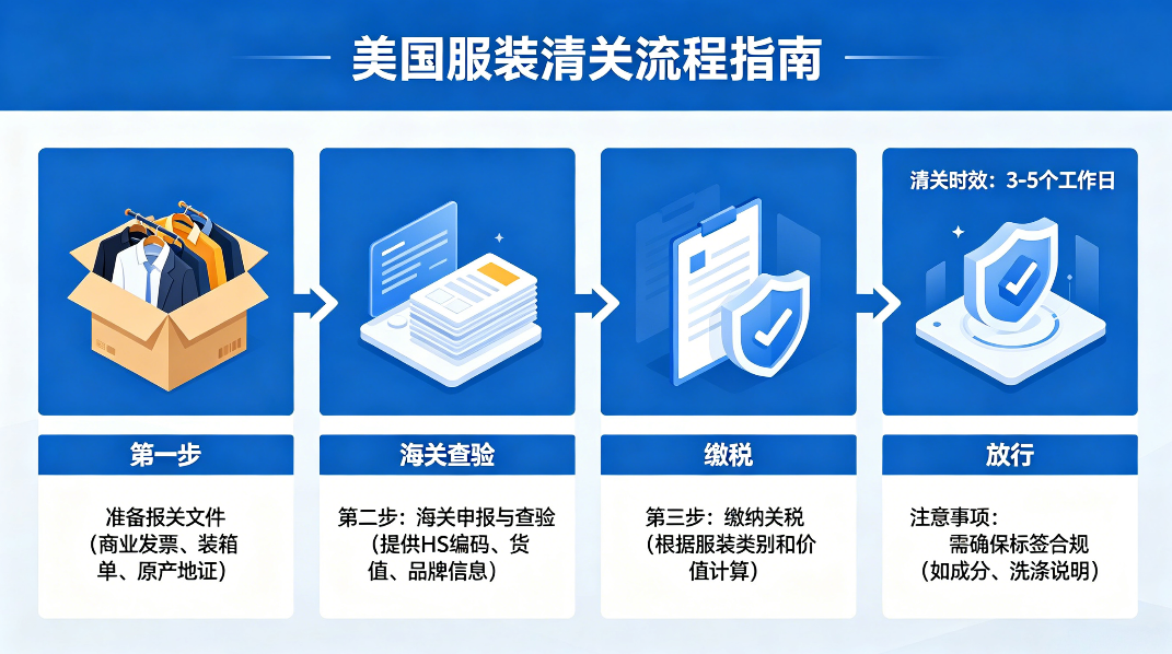 美国服装清关需要准备哪些资料？
