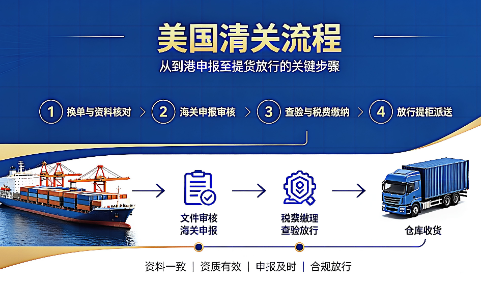 完整美国清关流程拆解，避开90%通关风险