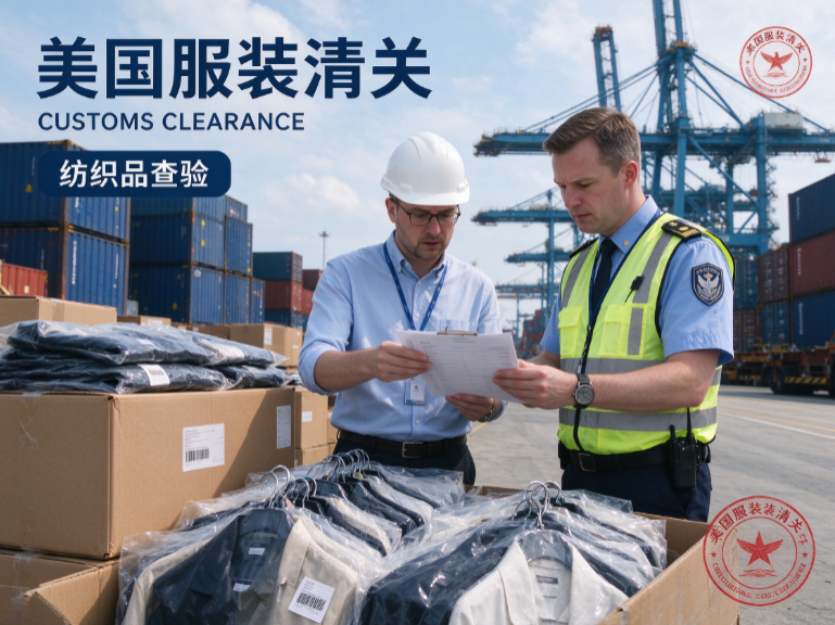 美国服装清关怎么做？从货品资料到海关放行